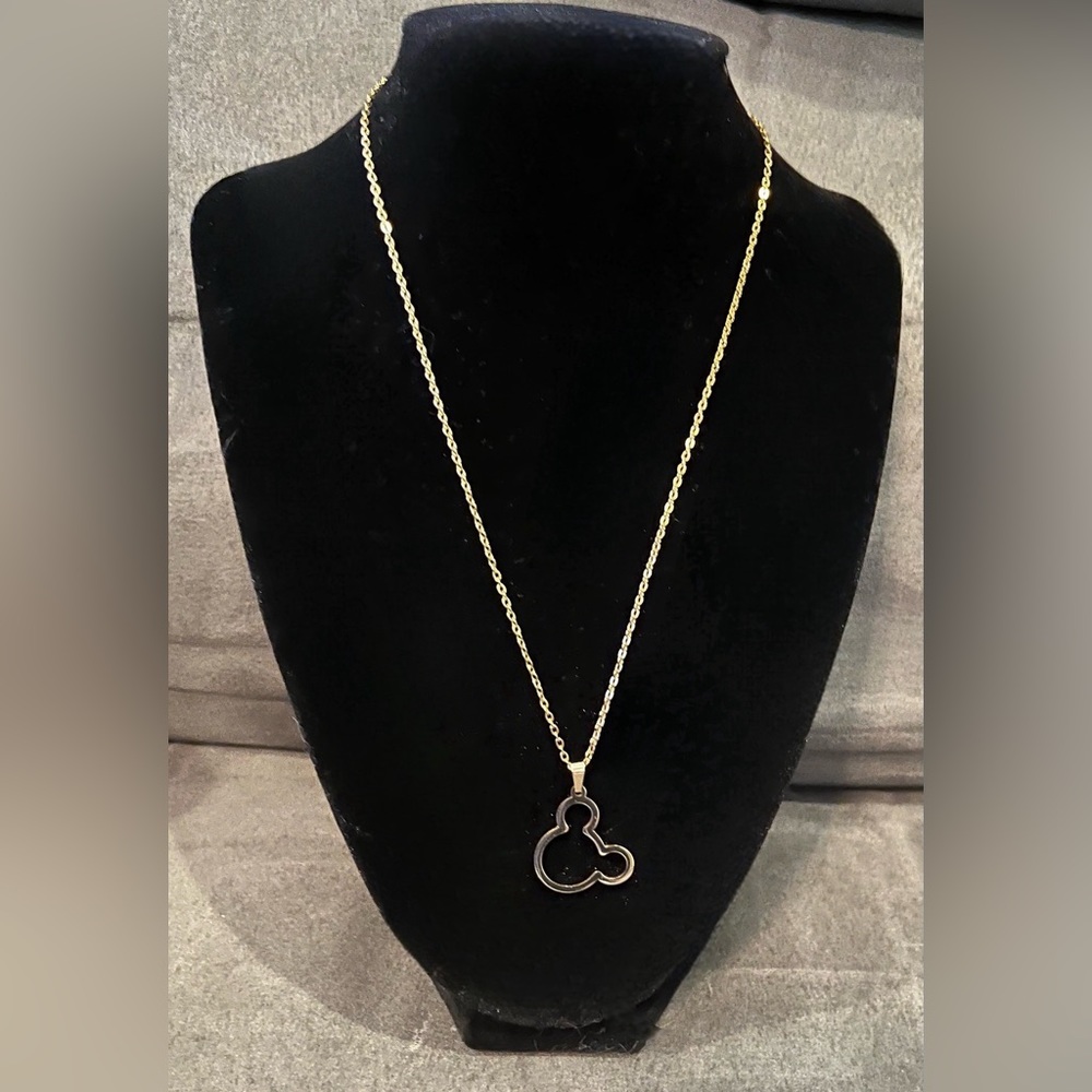 Mickey Mouse AJ Cornerstone Women’s Gold Necklace New